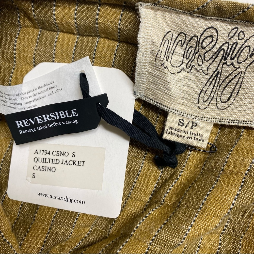 Ace & Jig Quilted Reversible Jacket in Casino and Topanga Small NWT - Picture 9 of 12